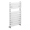 Milan Curved Heated Towel Rail 840mm x 493mm Chrome -Cheap Bathroom Heating Store RAD01C p