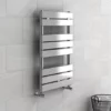Milan Heated Towel Rail 840mm x 500mm Chrome -Cheap Bathroom Heating Store RAD01 prod01