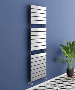 Milan Chrome 1512 x 500mm Flat Panel Heated Towel Rail