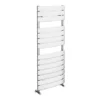 Milan Curved Heated Towel Rail 1213mm x 493mm Chrome -Cheap Bathroom Heating Store RAD12C n p