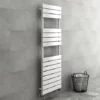 Milan White 1500 x 500mm Heated Towel Rail -Cheap Bathroom Heating Store RAD22W np1