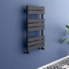 Milan Matt Black 840mm x 500mm Heated Towel Rail 2 Milan Matt Black 840mm x 500mm Heated Towel Rail -Cheap Bathroom Heating Store RAD8MB prod