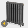 Paladin Shaftsbury 740mm High 5 Section Electric Cast Iron Radiator with 900w Heating Element
