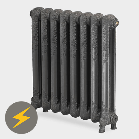 Paladin Shaftsbury 740mm High 5 Section Electric Cast Iron Radiator with 900w Heating Element 2 Paladin Shaftsbury 740mm High 5 Section Electric Cast Iron Radiator with 900w Heating Element