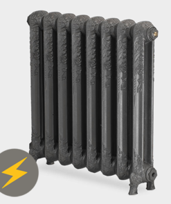 Paladin Shaftsbury 740mm High 6 Section Electric Cast Iron Radiator with 1500w Heating Element