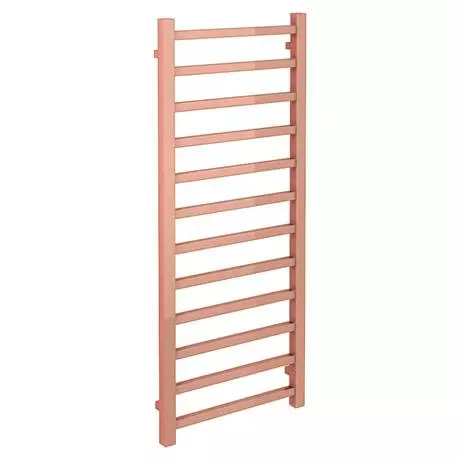 Brooklyn Square 1200 x 500mm Rose Gold Heated Towel Rail 4 Brooklyn Square 1200 x 500mm Rose Gold Heated Towel Rail - Image 2
