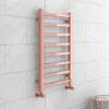Brooklyn Square 800 x 500mm Rose Gold Heated Towel Rail -Cheap Bathroom Heating Store SQRGT85 p1