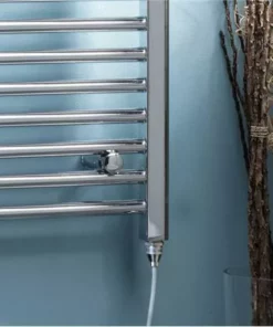 Diamond Electric Heated Towel Rail (500mm x 800mm) 6 Diamond Electric Heated Towel Rail (500mm x 800mm) -Cheap Bathroom Heating Store Straight Electric Towel Rail 22mm d1 375