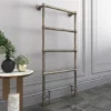 Bloomsbury Old English Brass 498 x 1194mm Floor Mounted Towel Rail