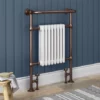 Chatsworth Savoy Antique Copper Traditional Heated Towel Rail Radiator