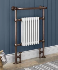Chatsworth Savoy Antique Copper Traditional Heated Towel Rail Radiator
