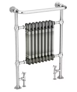 Chatsworth Savoy Raw Metal (Lacquered) Traditional Heated Towel Rail -Cheap Bathroom Heating Store TR9RM d2 460