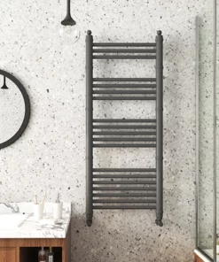 Keswick Anthracite Traditional 500 x 1200mm Heated Towel Rail