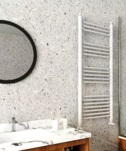 Keswick White Traditional 500 x 1200mm Heated Towel Rail 5 Keswick White Traditional 500 x 1200mm Heated Towel Rail -Cheap Bathroom Heating Store TRATR120W d1 460