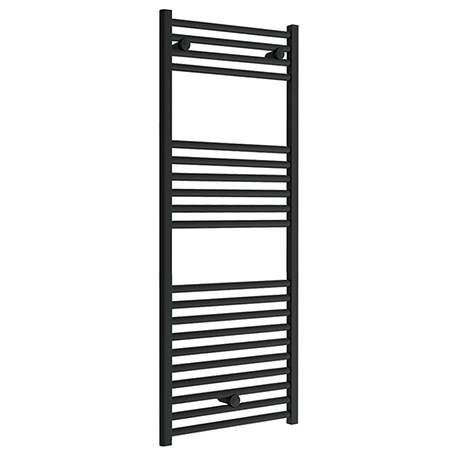 Toreno Black W600 x H1200mm Heated Towel Rail - Straight 3 Toreno Black W600 x H1200mm Heated Towel Rail - Straight