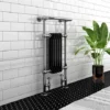 Westport Traditional 963 x 493mm Black Heated Towel Rail Radiator 1 Westport Traditional 963 x 493mm Black Heated Towel Rail Radiator -Cheap Bathroom Heating Store TRD28 P