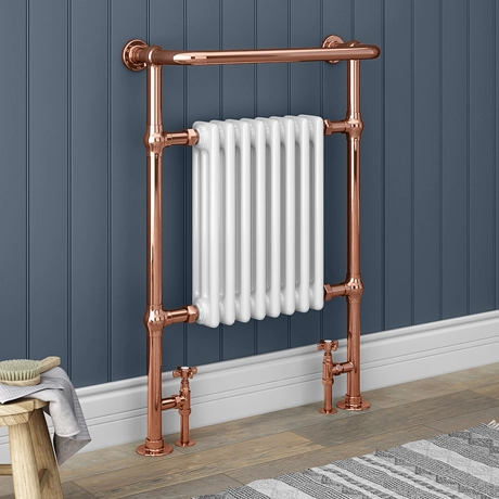 Chatsworth Savoy Rose Gold Traditional Heated Towel Rail Radiator 3 Chatsworth Savoy Rose Gold Traditional Heated Towel Rail Radiator