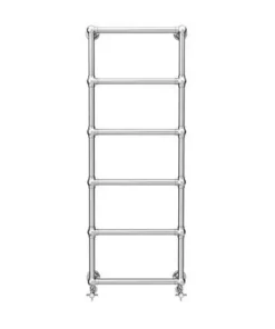 Chatsworth Wall Mounted Towel Rail 1550 x 600mm - Chrome 7 Chatsworth Wall Mounted Towel Rail 1550 x 600mm - Chrome -Cheap Bathroom Heating Store TRWM15 detail2 460