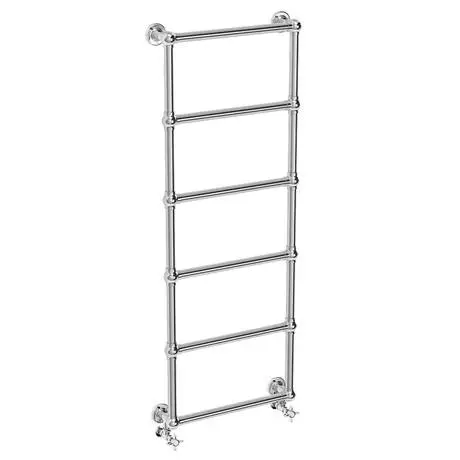 Chatsworth Wall Mounted Towel Rail 1550 x 600mm - Chrome 4 Chatsworth Wall Mounted Towel Rail 1550 x 600mm - Chrome - Image 2
