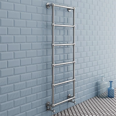 Chatsworth Wall Mounted Towel Rail 1550 x 600mm - Chrome 3 Chatsworth Wall Mounted Towel Rail 1550 x 600mm - Chrome