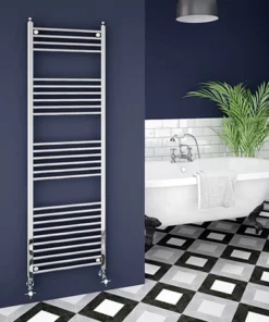 Trafalgar W500 x H1600mm Traditional Heated Ladder Towel Rail - Straight