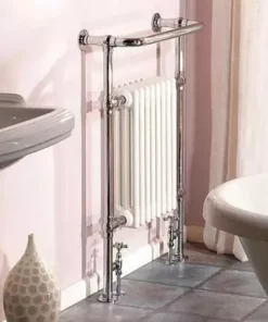 Hudson Reed Traditional Marquis Heated Towel Rail - Chrome - HT302 -Cheap Bathroom Heating Store Traditional Marquis Heated Towel Rail Chrome detail1 460