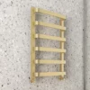 Venice Brushed Brass Designer Heated Towel Rail (500 x 800mm)