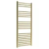 Venice Giro Heated Towel Rail - Brushed Brass (1188 x 500mm) -Cheap Bathroom Heating Store VGTR125BB p