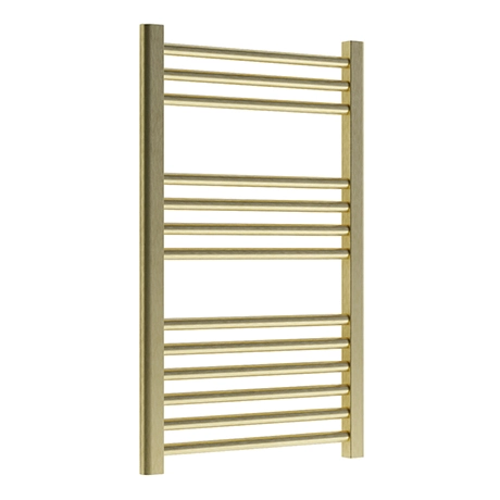 Venice Giro Heated Towel Rail - Brushed Brass (800 x 500mm) 3 Venice Giro Heated Towel Rail - Brushed Brass (800 x 500mm)