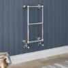 Chatsworth Traditional 700 x 400mm Chrome Cloakroom Towel Rail