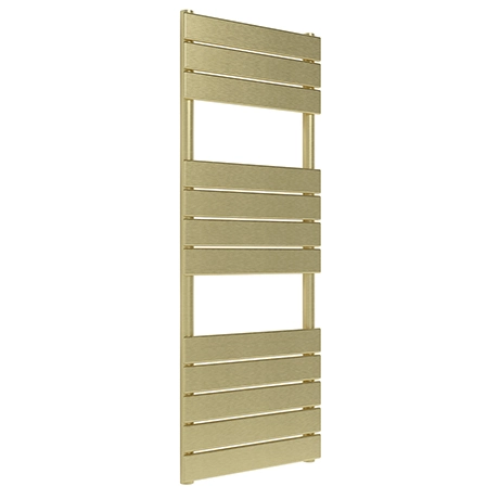 Venice Pannello Heated Towel Rail - Brushed Brass (1213 x 500mm) 3 Venice Pannello Heated Towel Rail - Brushed Brass (1213 x 500mm)