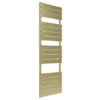 Venice Pannello Heated Towel Rail - Brushed Brass (1512 x 500mm)