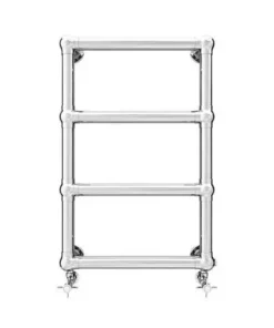 Chatsworth Traditional 748 x 498mm Chrome Heated Towel Rail -Cheap Bathroom Heating Store WRD60 d2 460