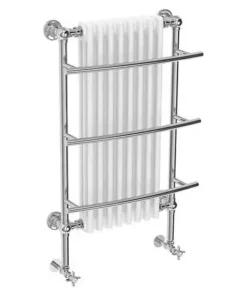 Chatsworth Yale Traditional Wall Hung Towel Rail Radiator (630 x 1000mm) -Cheap Bathroom Heating Store X506 detail01 460